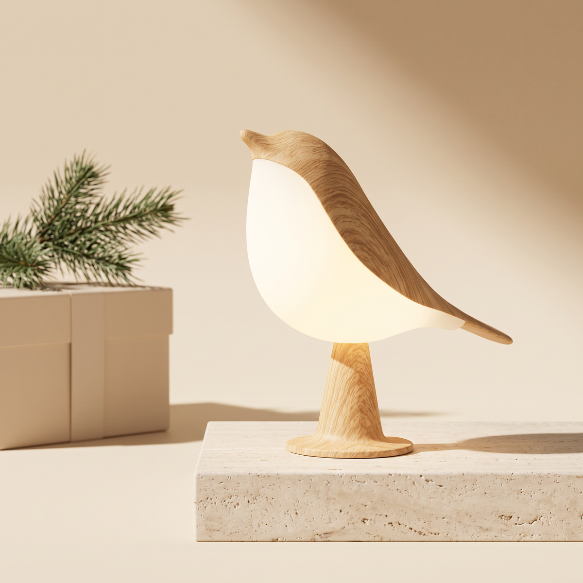 La Mésange — Lampe oiseau tactile sans fil